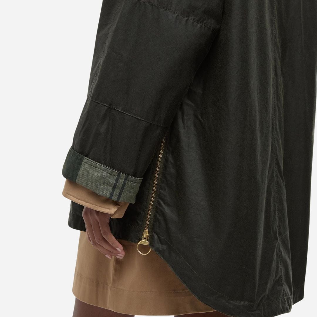 Raelynn Wax Jacket - Olive