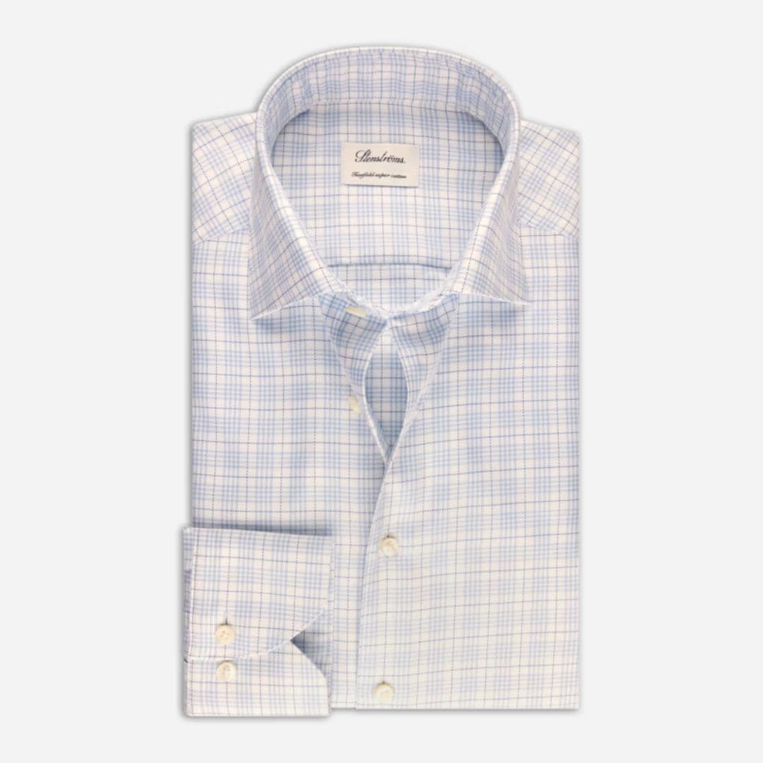 Slimline Shirt - Blue Check