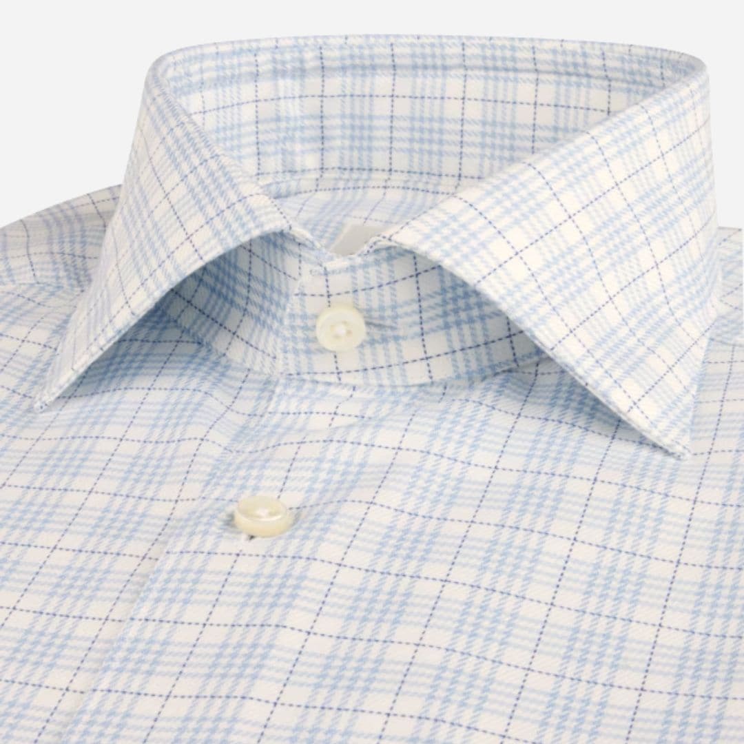 Slimline Shirt - Blue Check