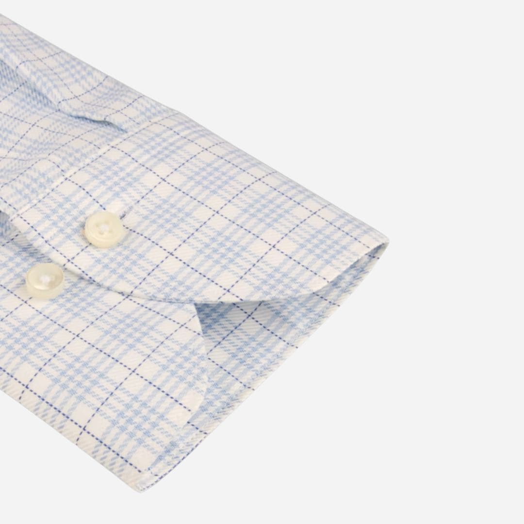 Slimline Shirt - Blue Check