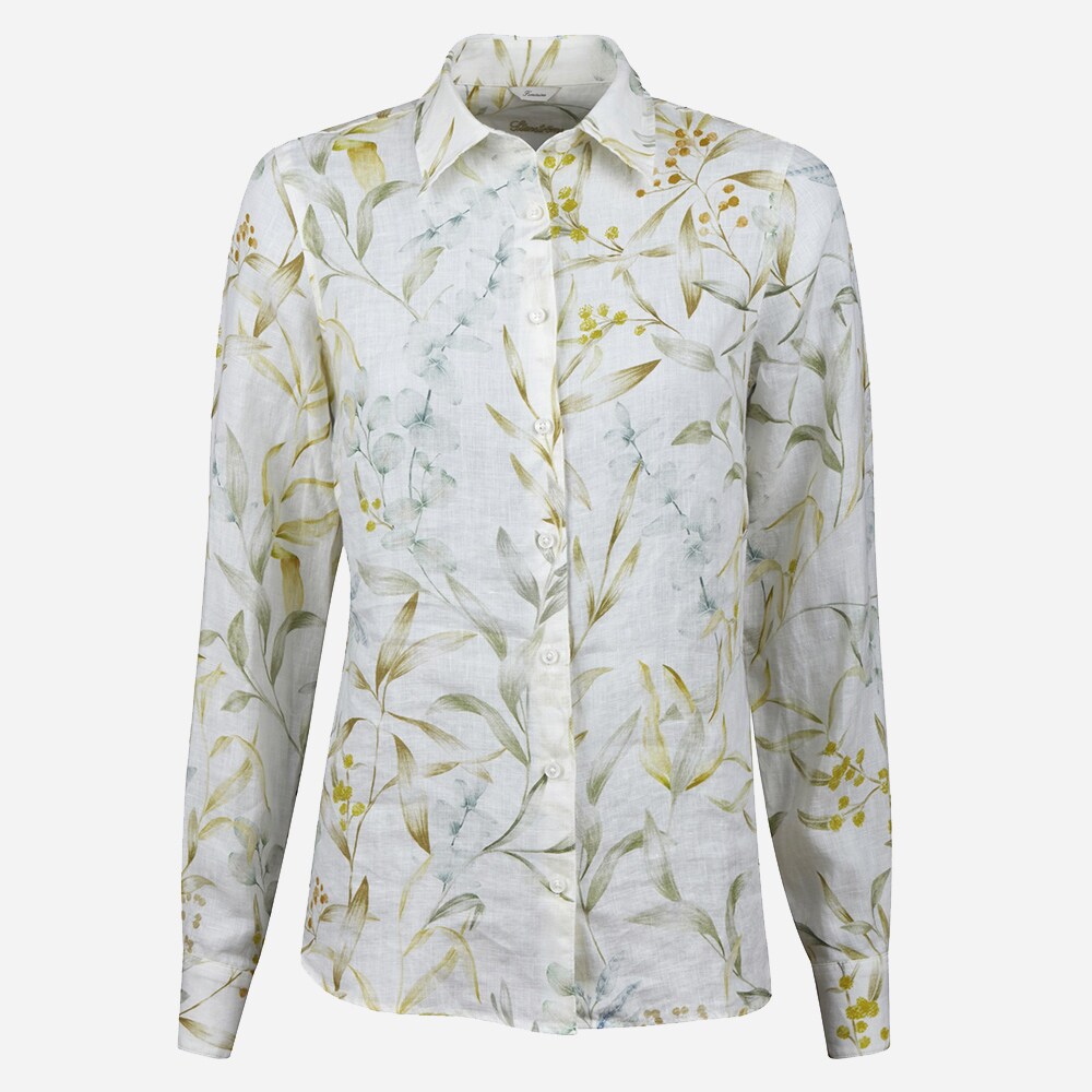 Sofie Shirt Blue Pattern