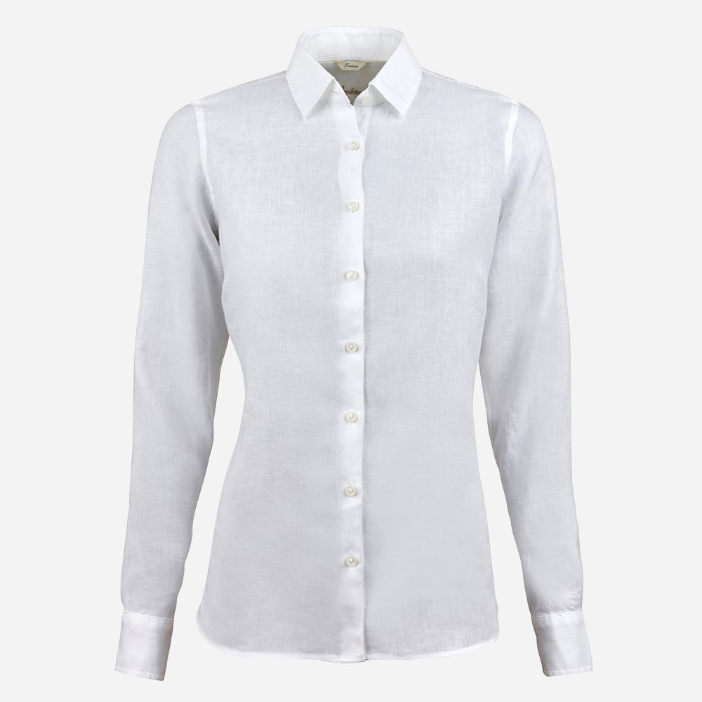 Sofie Shirt Round Cuff White