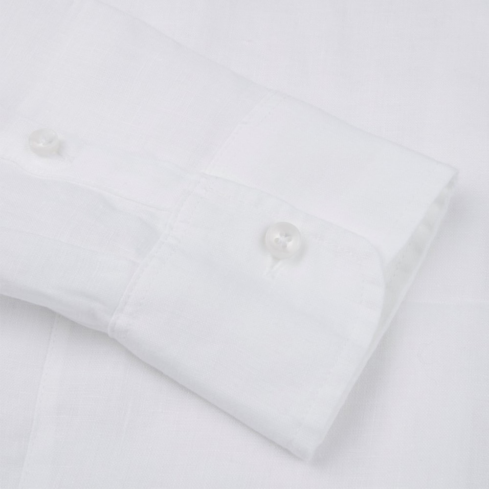 Sofie Shirt Round Cuff White