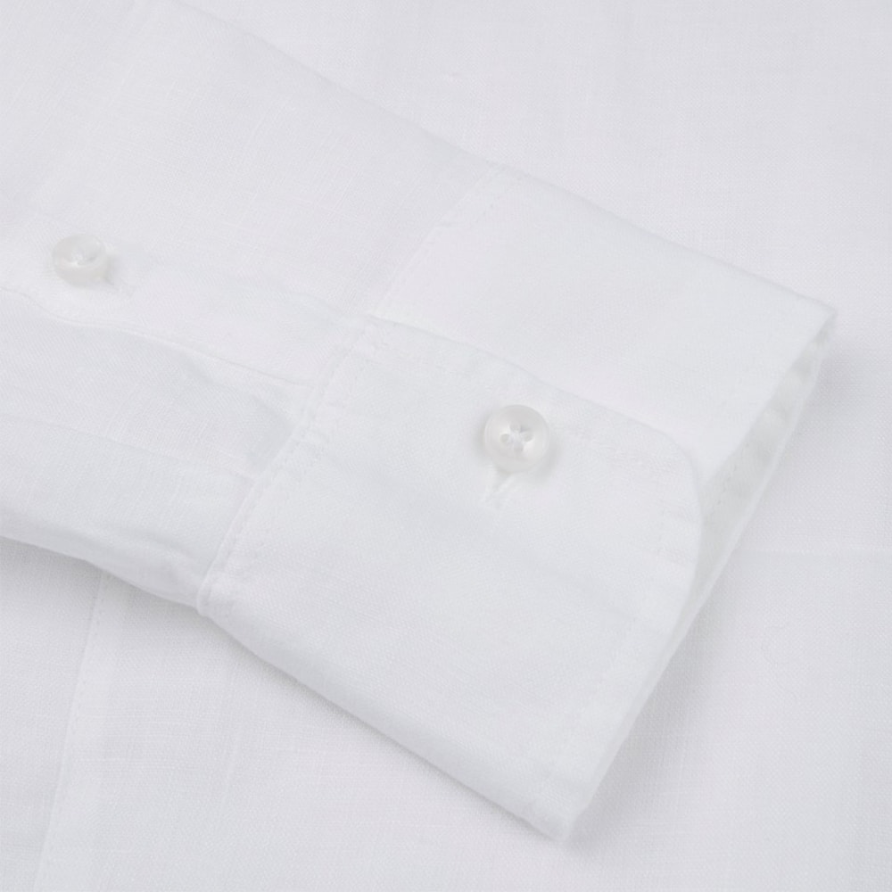 Sofie Shirt Round Cuff White