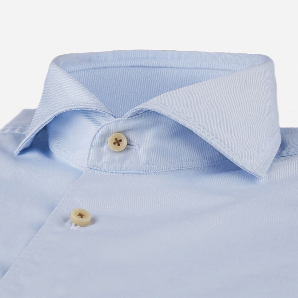 Casual Shirt Blue Slim Lys Blå