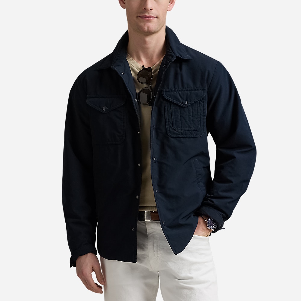 The Pearson Shirt Jacket - Collection Navy