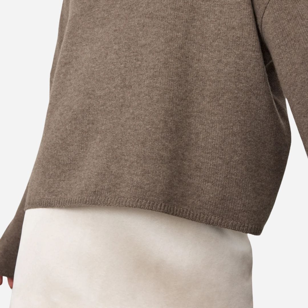 The Sandy Sweater - Truffle