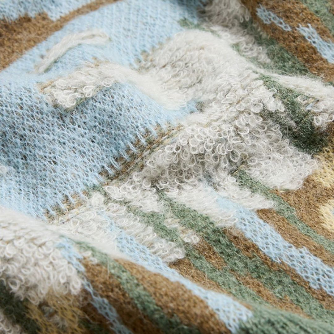Tine Landscape Crew Neck - Light Blue