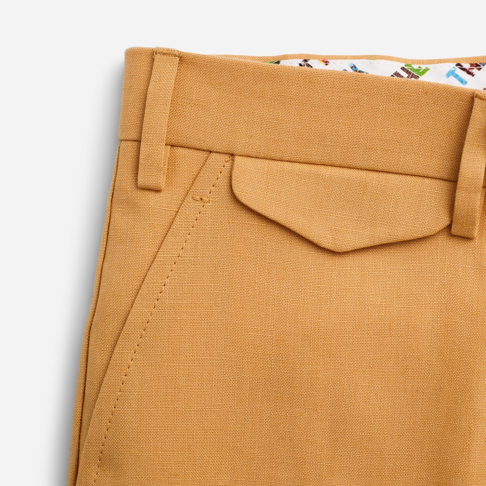 Vulcano Linen Chinos Camel