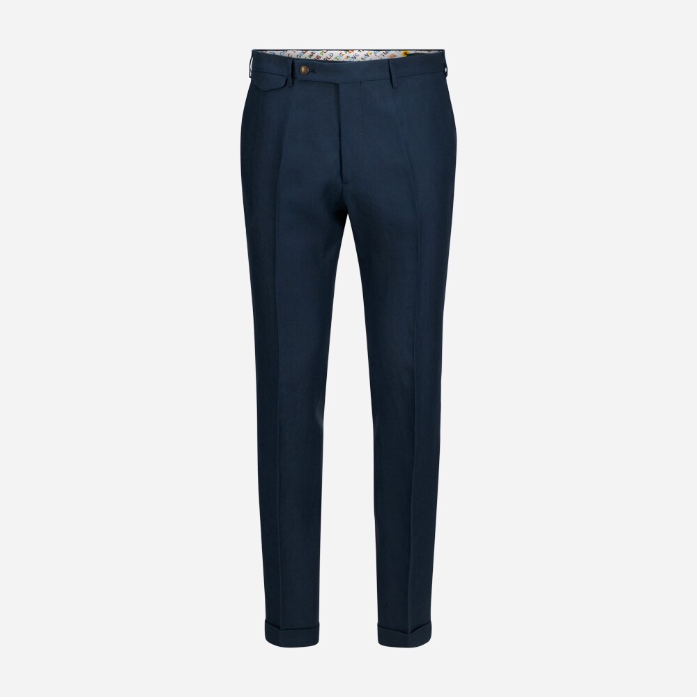 Vulcano Linen Chinos Navy