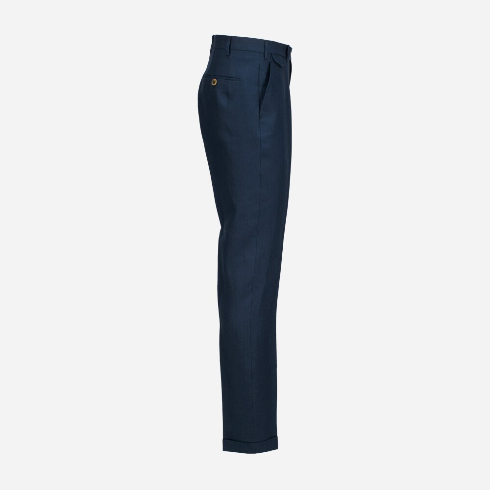 Vulcano Linen Chinos Navy