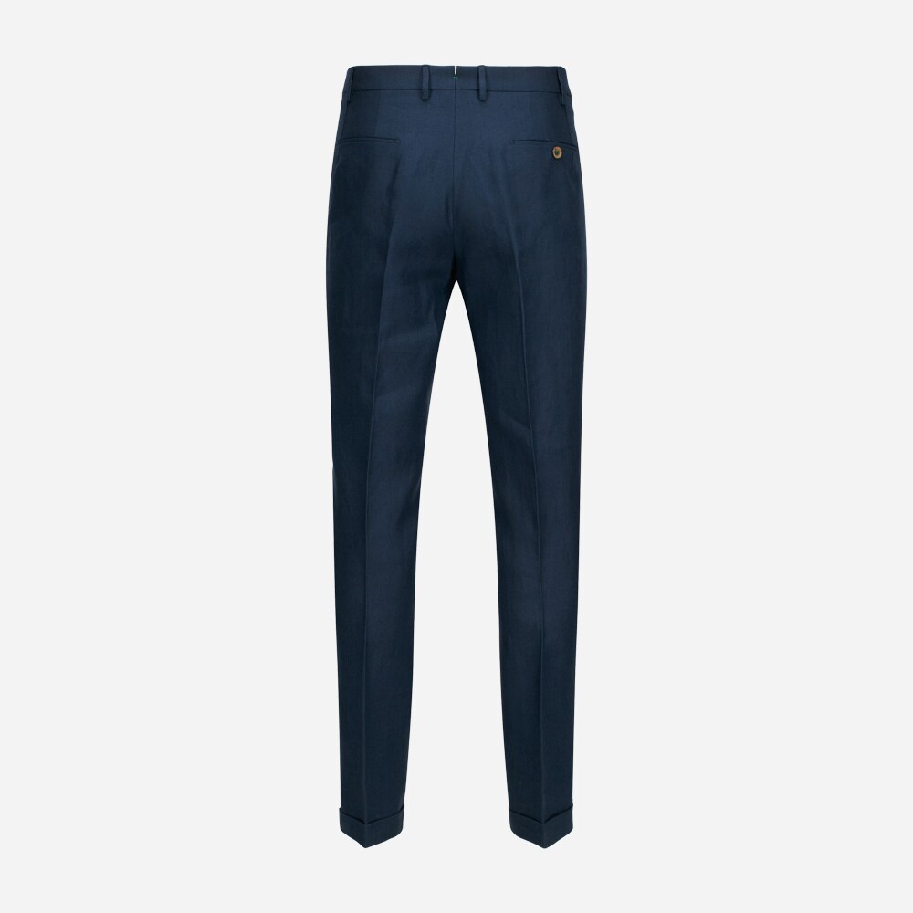 Vulcano Linen Chinos Navy
