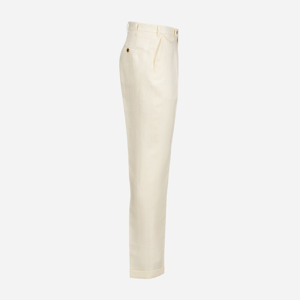 Vulcano Linen Chinos Oyster