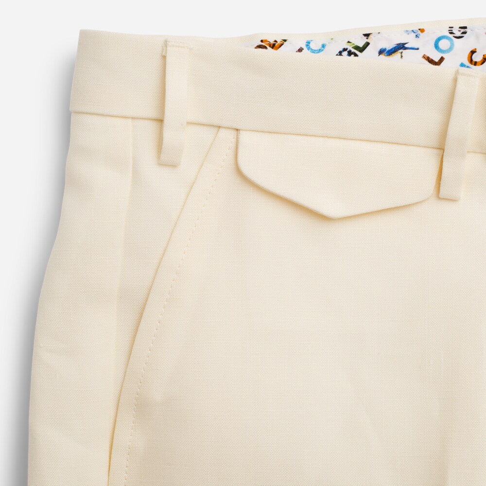 Vulcano Linen Chinos Oyster