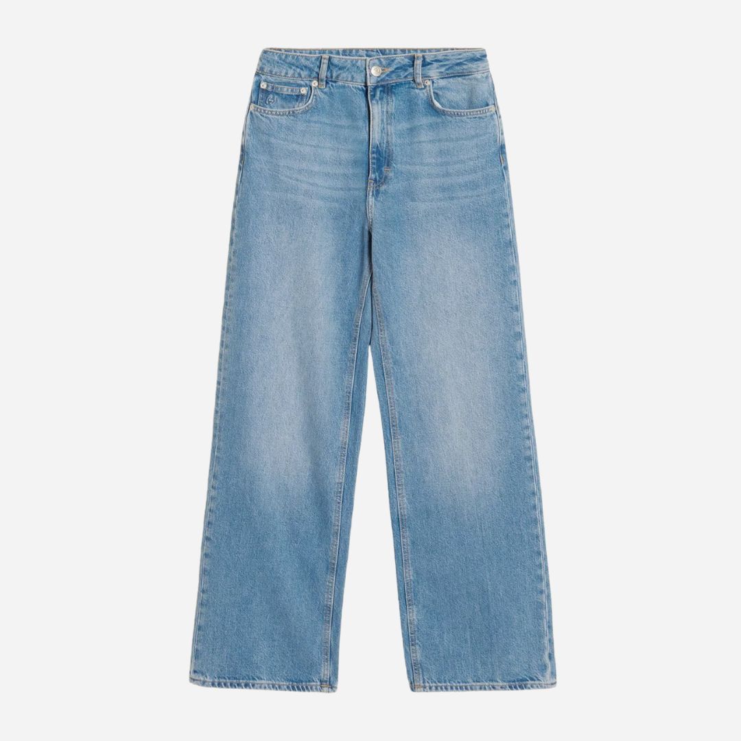 W Wide Jeans - Lt Blue