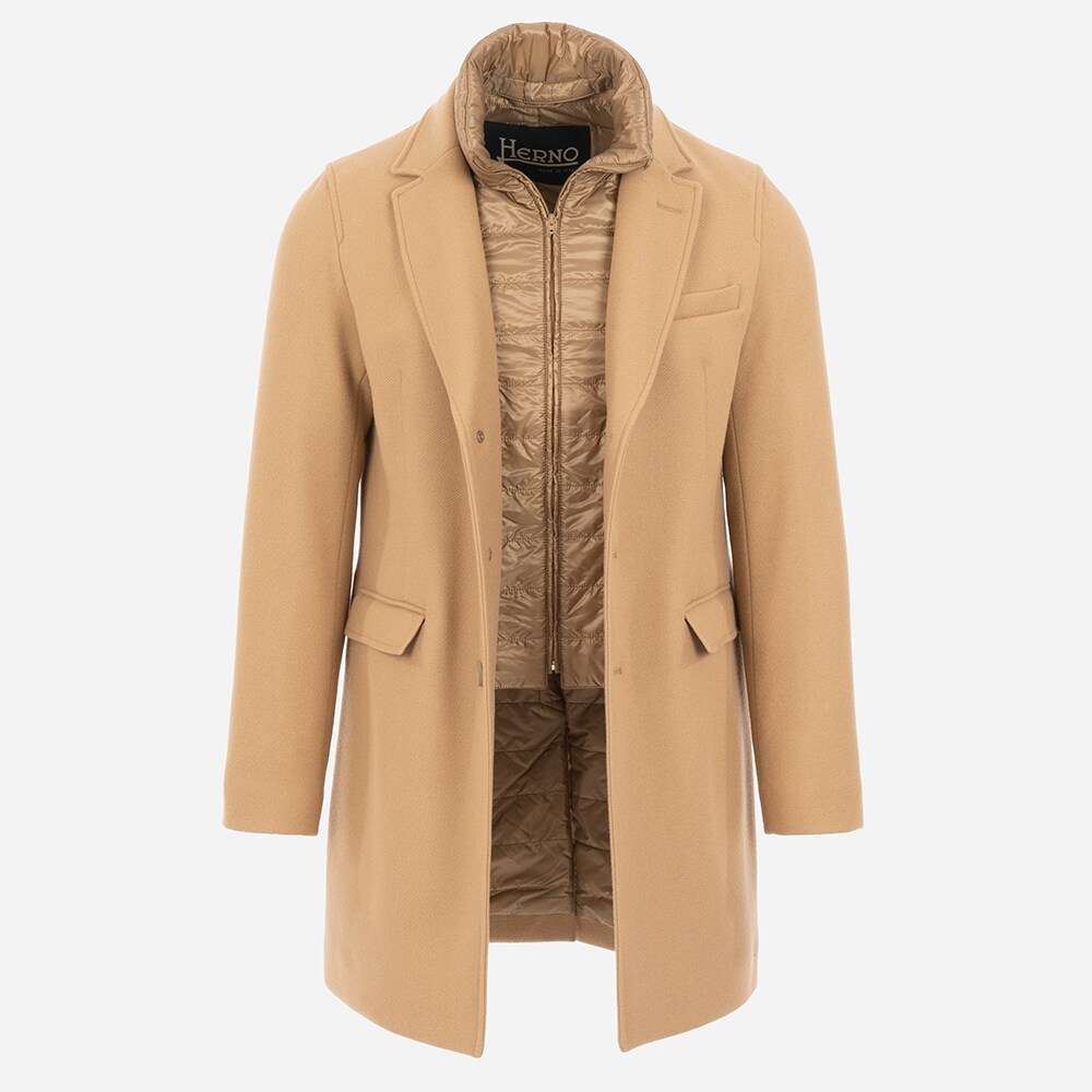 Woven Coat - Cammello
