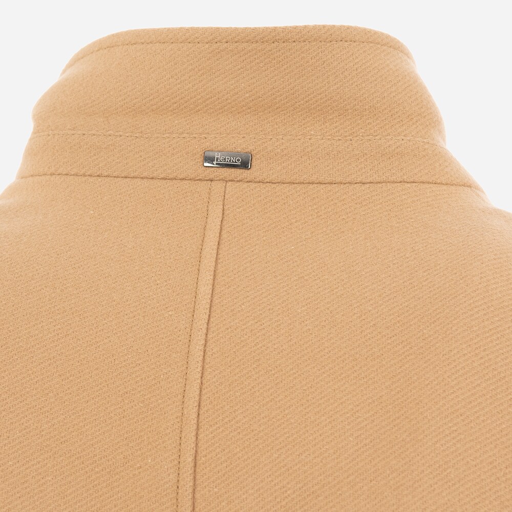 Woven Coat - Cammello