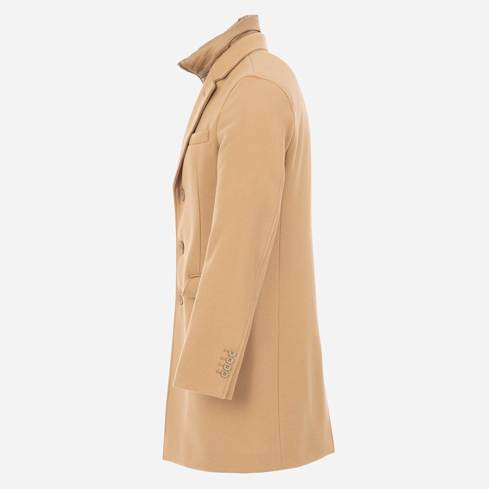 Woven Coat - Cammello