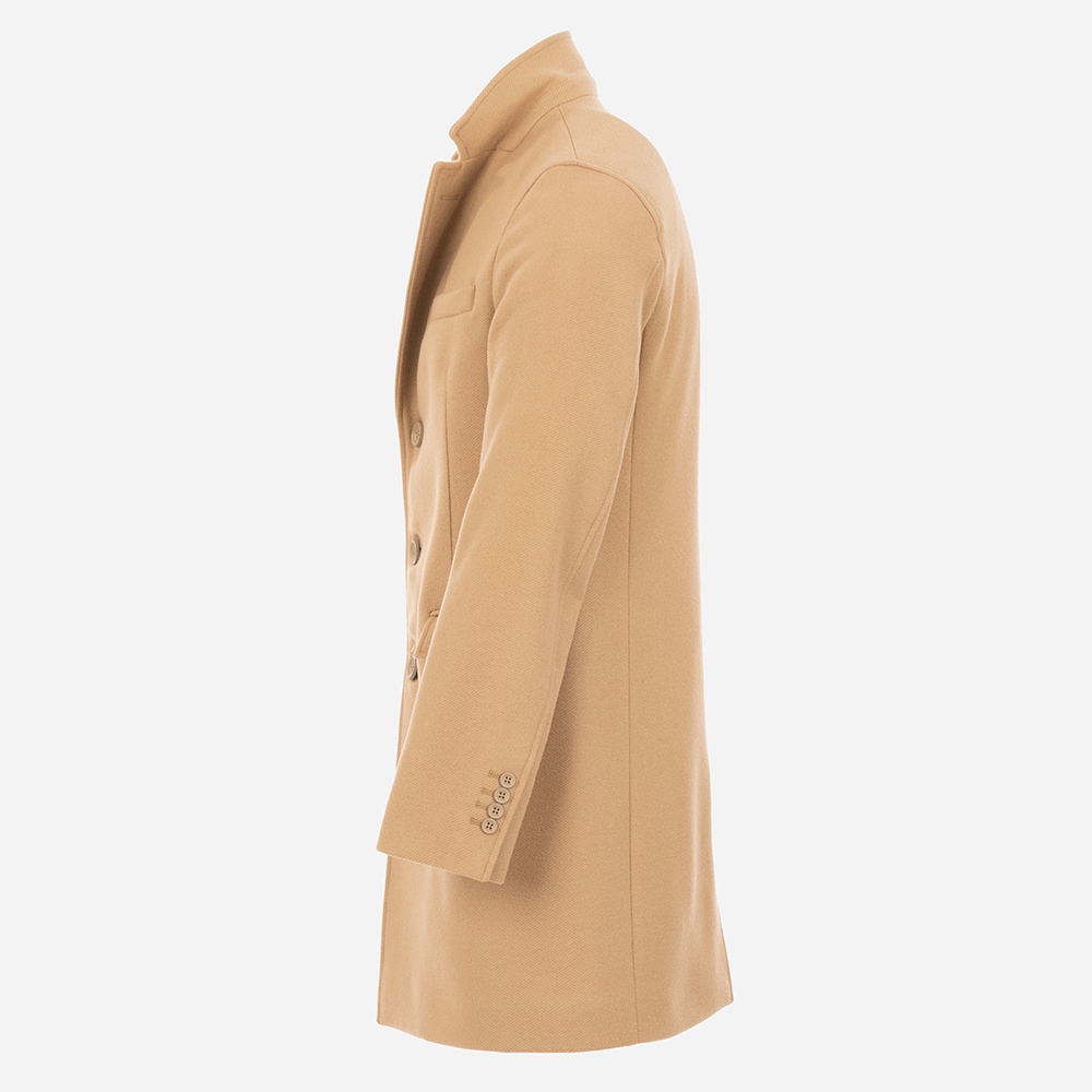 Woven Coat - Cammello