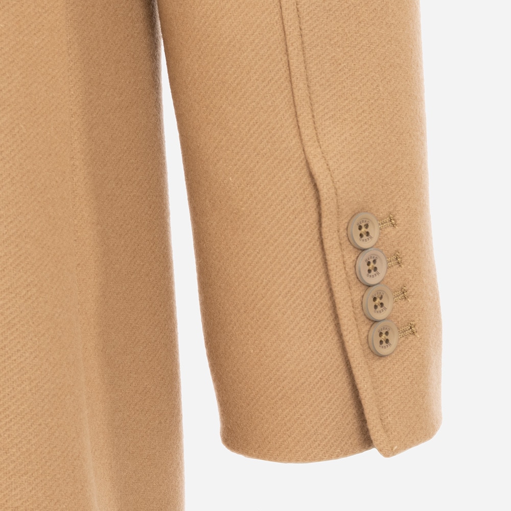 Woven Coat - Cammello