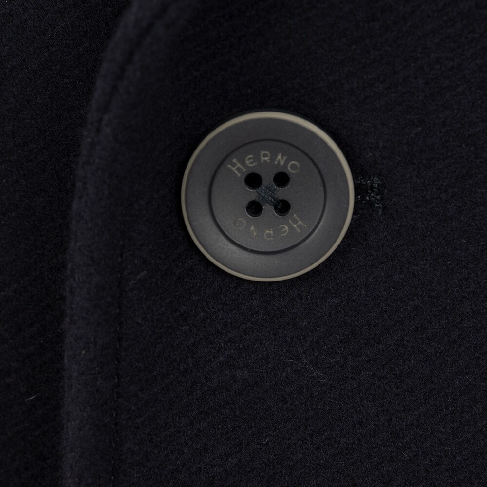 Woven Coat - Dark Navy