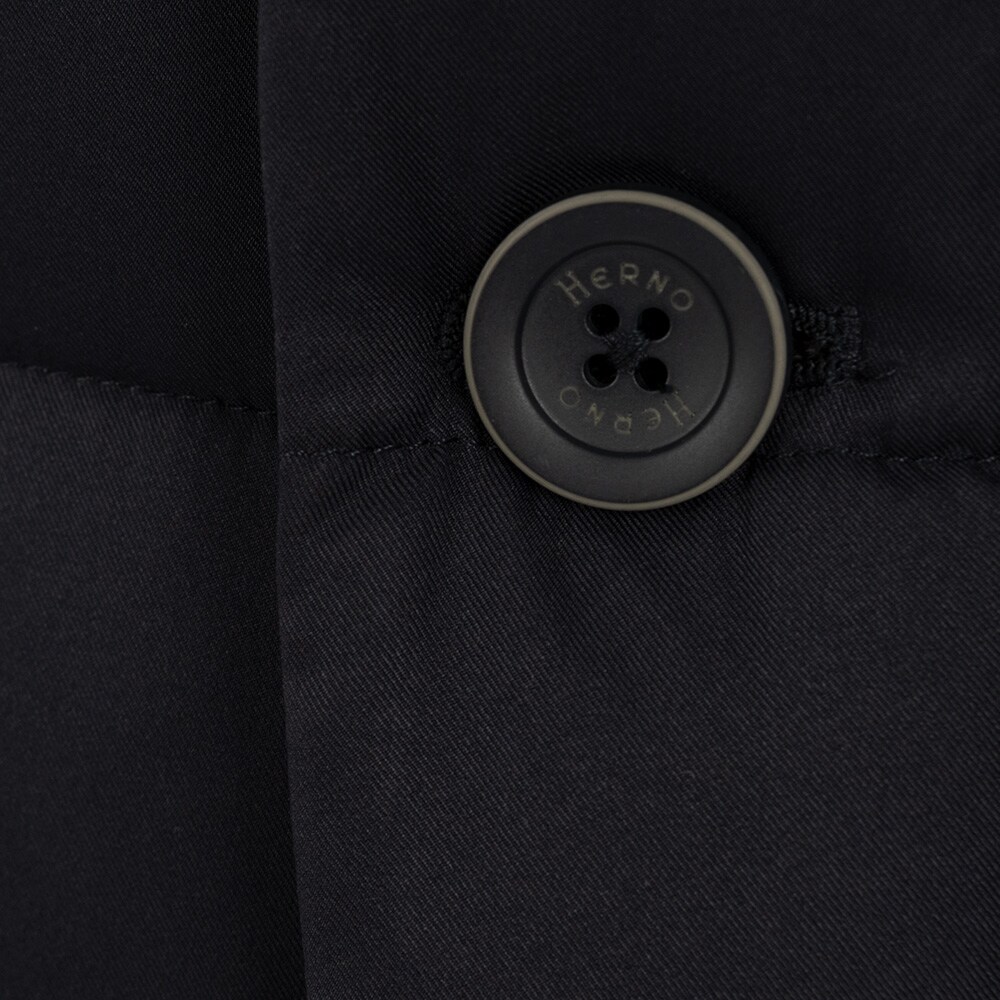 Woven Half Coat - Blue