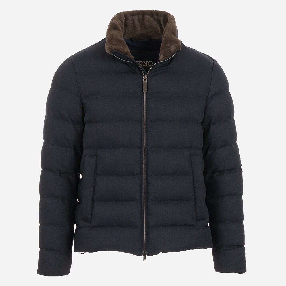 Woven Short Jacket - Blue
