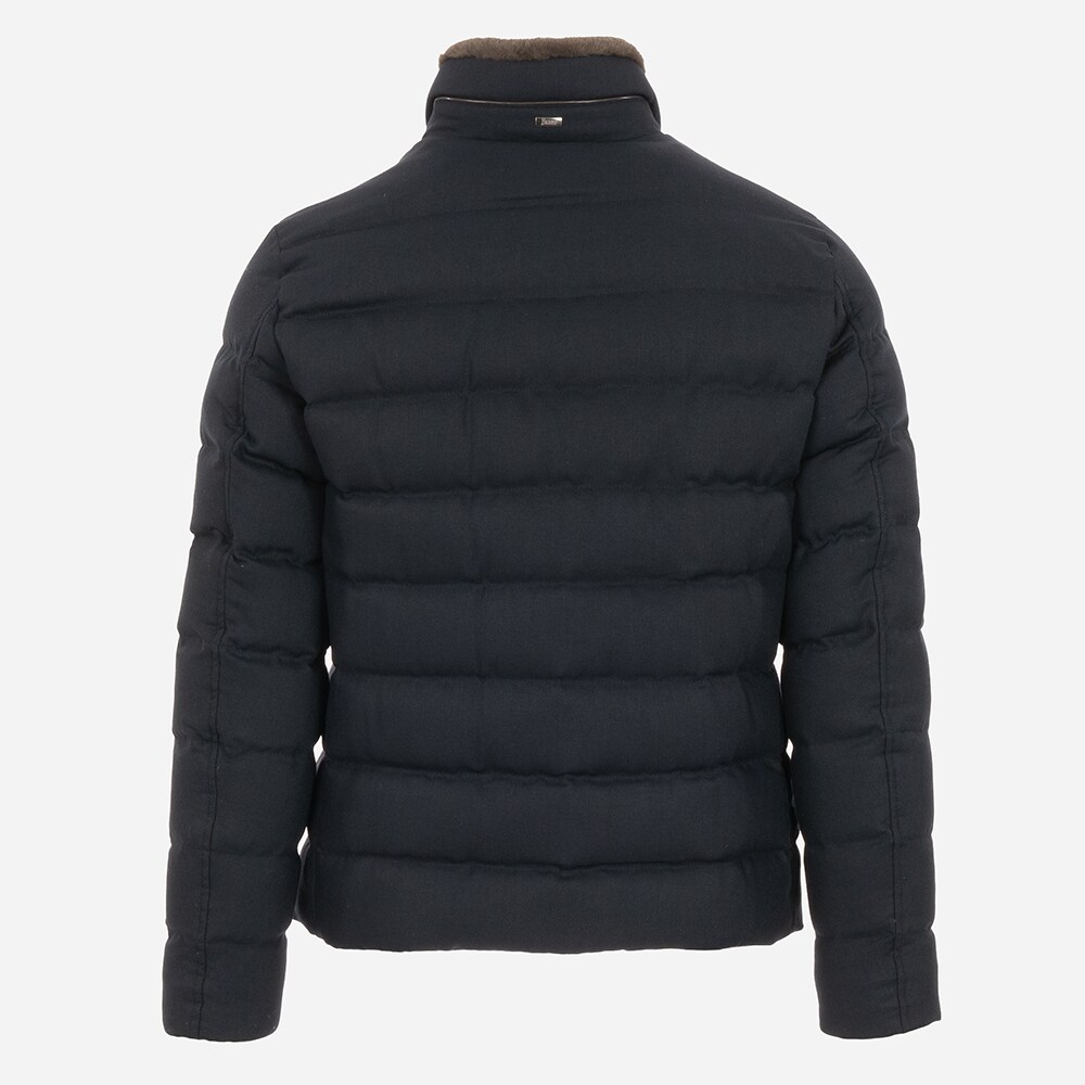 Woven Short Jacket - Blue