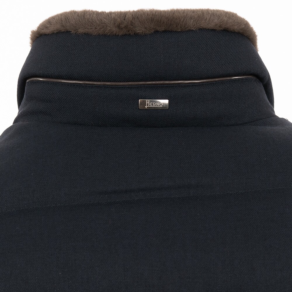 Woven Short Jacket - Blue