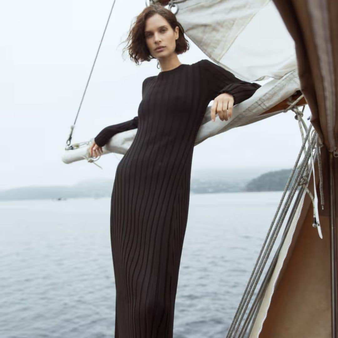 Zaneta Knit Dress -  Black