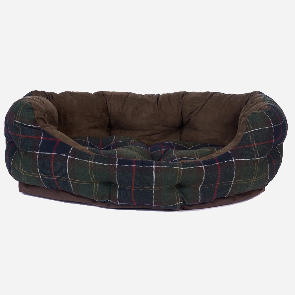 Luxury Dog Bed 35" - Classic Tartan