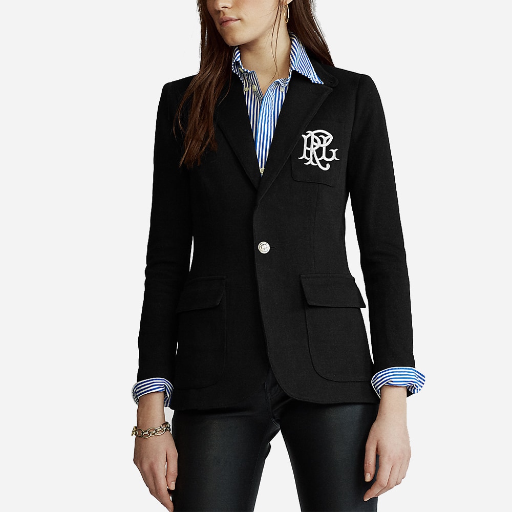 1 Btn Blazer-Active-Blazer Polo Black