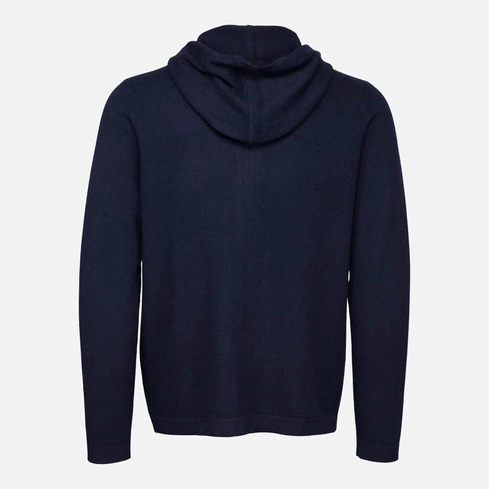 Full Zip Hoodie Cashmere Men - Navy