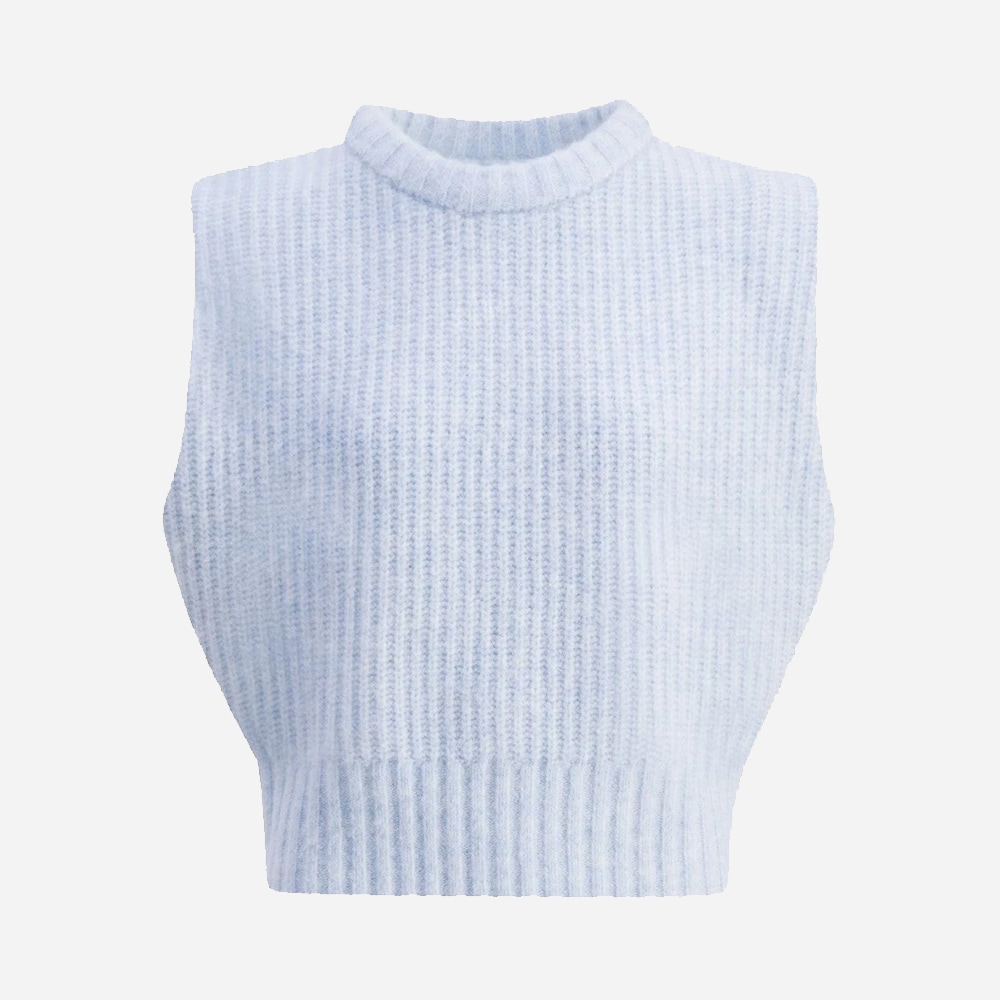 Sila Knit Vest Lt Blue