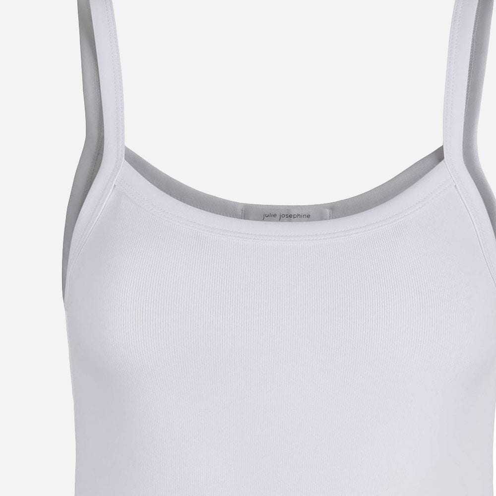Tinki Rib Top - White