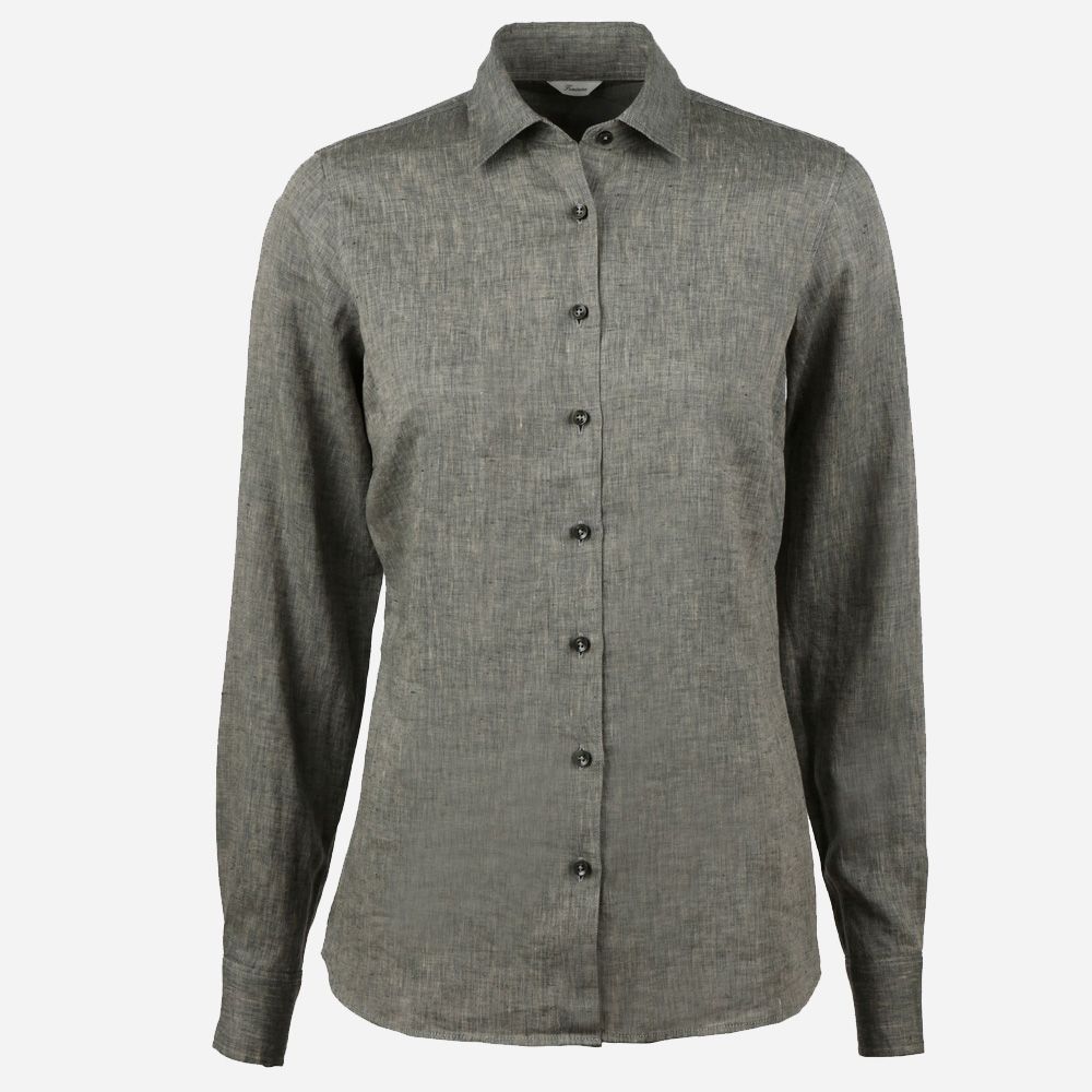 Sofie Shirt Round Cuff - Grønn