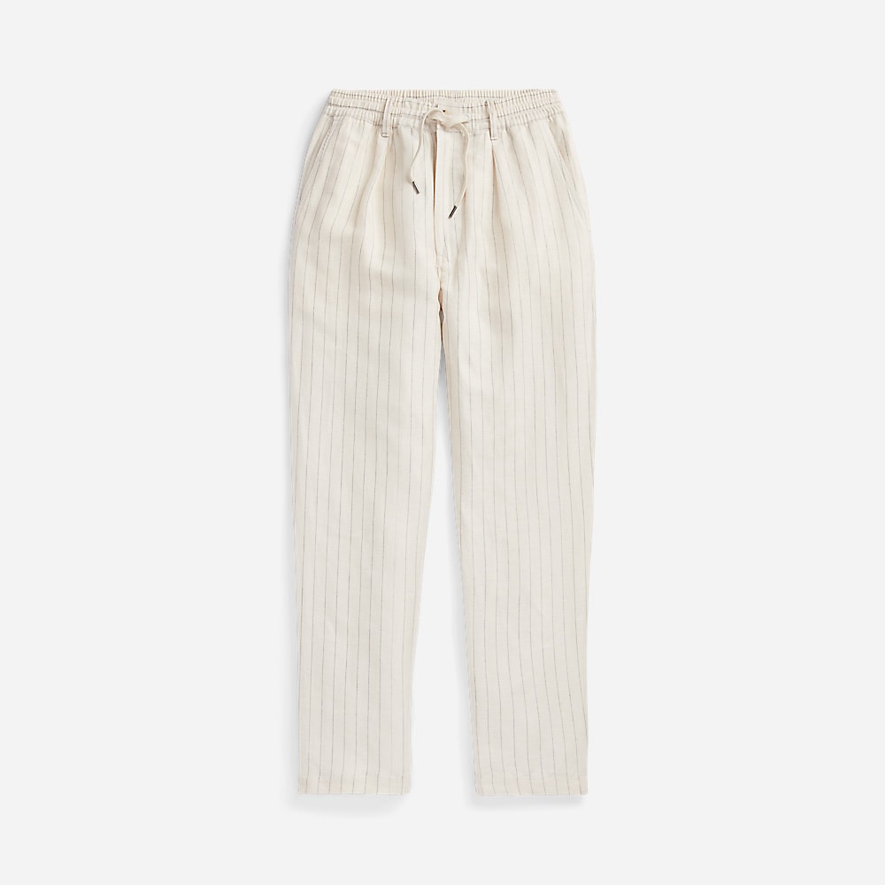 Tslfprepster-Flat Front Andover Cream Pinstripe