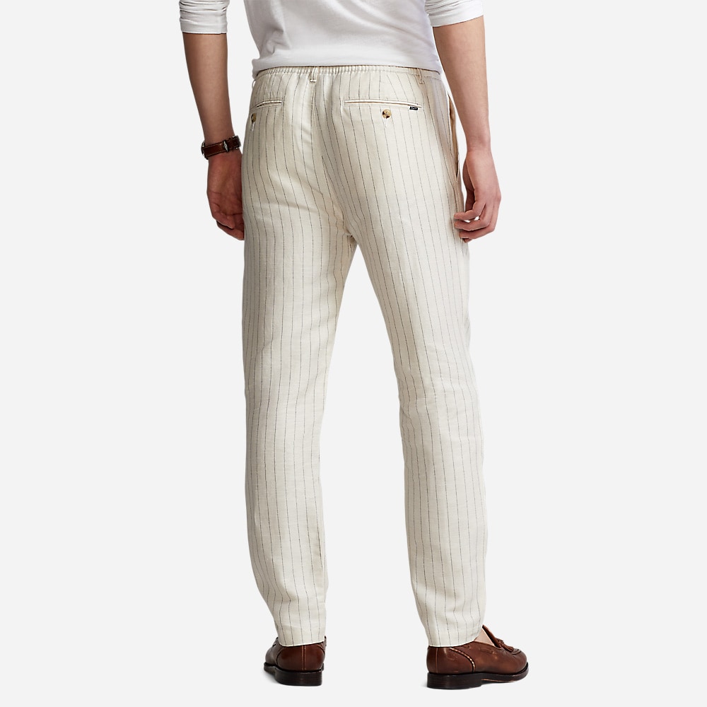 Tslfprepster-Flat Front Andover Cream Pinstripe