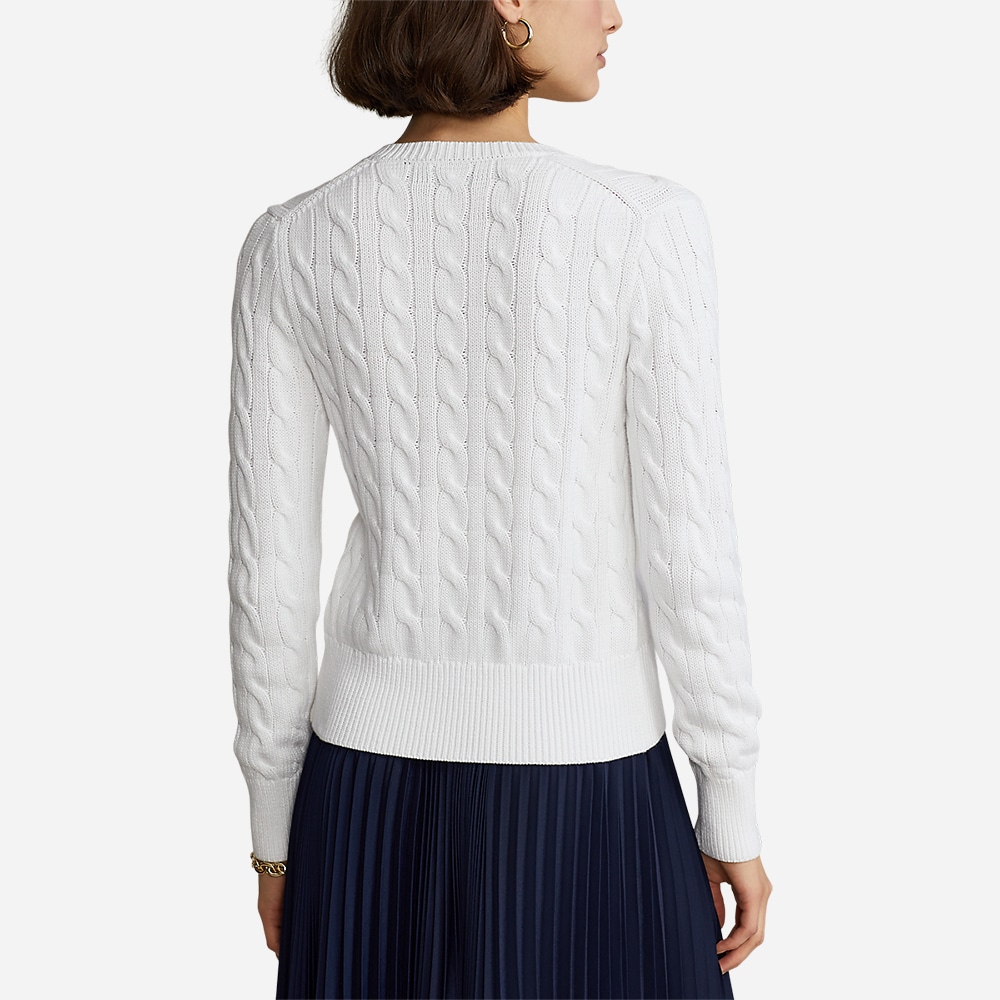 Cn Cardi-Long Sleeve-Sweater White