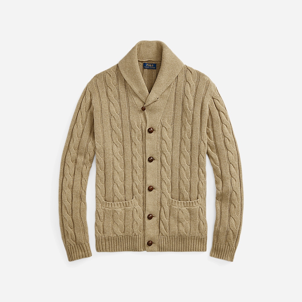 Lscblshwlcdg-Long Sleeve-Cardigan Camel Melange