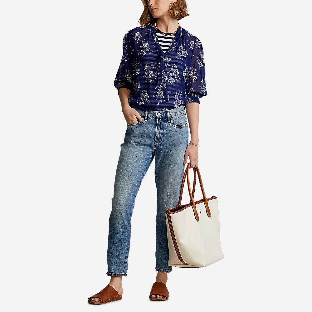 Ss Kstn Tp-Mid Sleeve-Blouse 1182 Blrpr