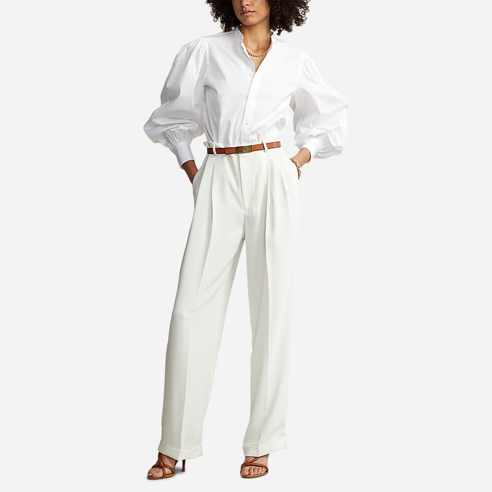 Ls Brkly St-Long Sleeve-Blouse White