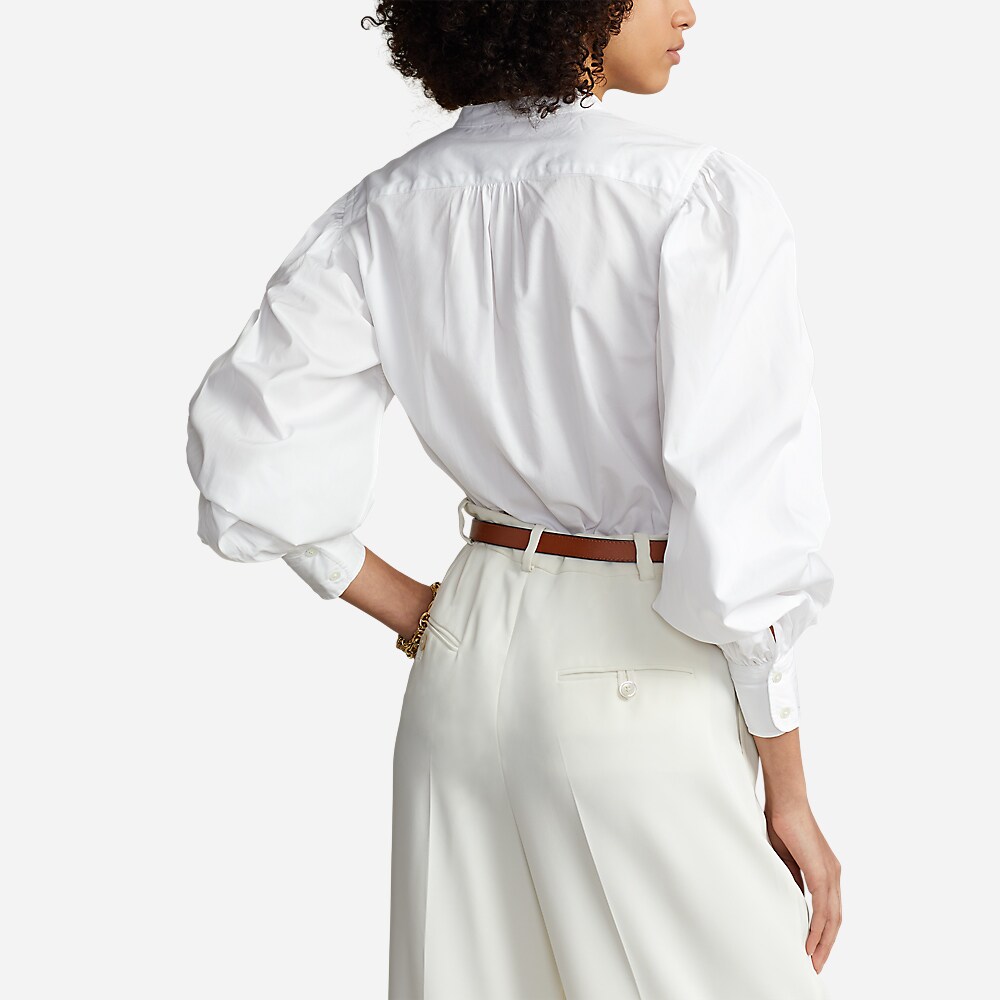 Ls Brkly St-Long Sleeve-Blouse White