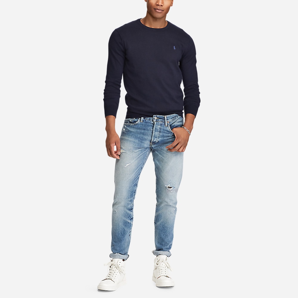 Ls Sf Cn Pp-Long Sleeve-Sweater Hunter Navy