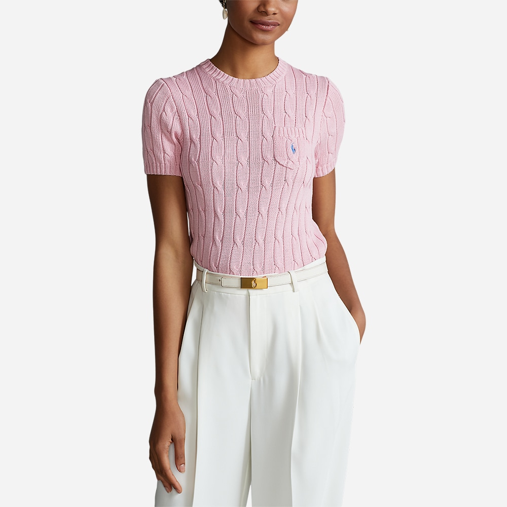 Pkt Tee-Short Sleeve-Sweater Pink