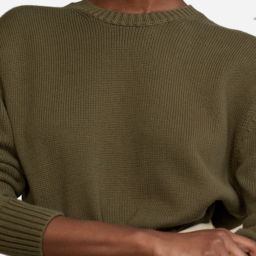 Cn Po-Long Sleeve-Pullover Green