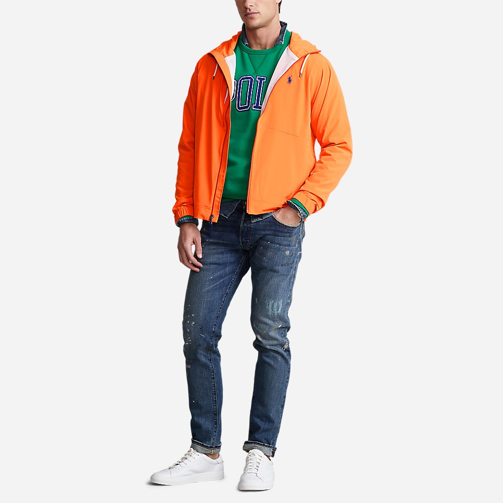 Travelr Pack-Lined-Windbreaker Sailing Orange