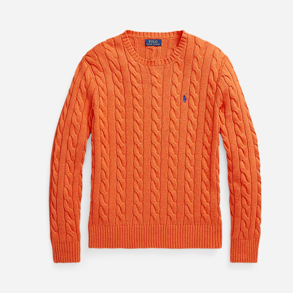 Ls Driver Cn-Long Sleeve-Sweater Spring Melon Heather