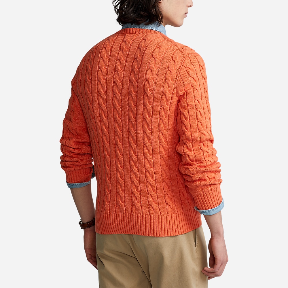 Ls Driver Cn-Long Sleeve-Sweater Spring Melon Heather