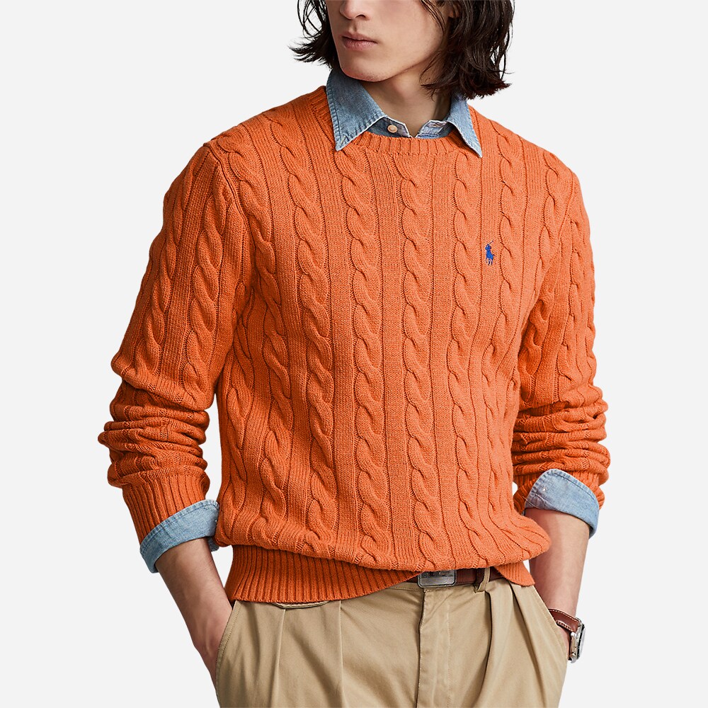 Ls Driver Cn-Long Sleeve-Sweater Spring Melon Heather